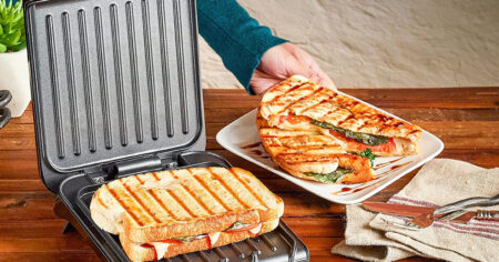 George Foreman Serving Classic Plate Electric Indoor Grill