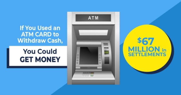 Atm Surcharge Class Action Settlement Reddit ATM Cash Withdrawl Class Action Settlement - The Freebie Guy®