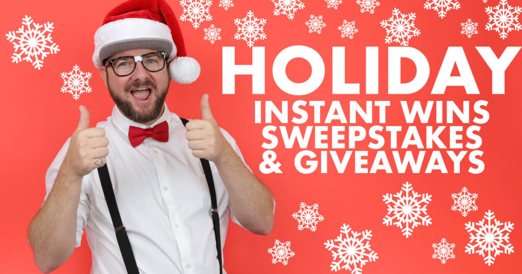 holiday sweepstakes list