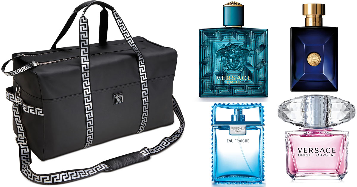Versace Fragrance Holiday 2021 Collector GWP Designer Bags • Scent Lodge