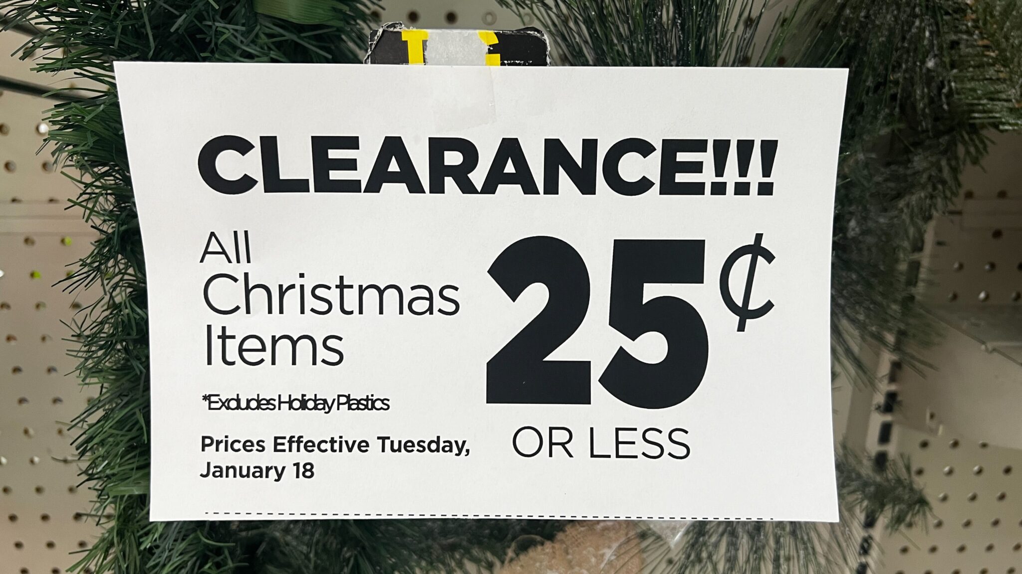 Dollar General 25¢ Christmas Clearance The Freebie Guy®