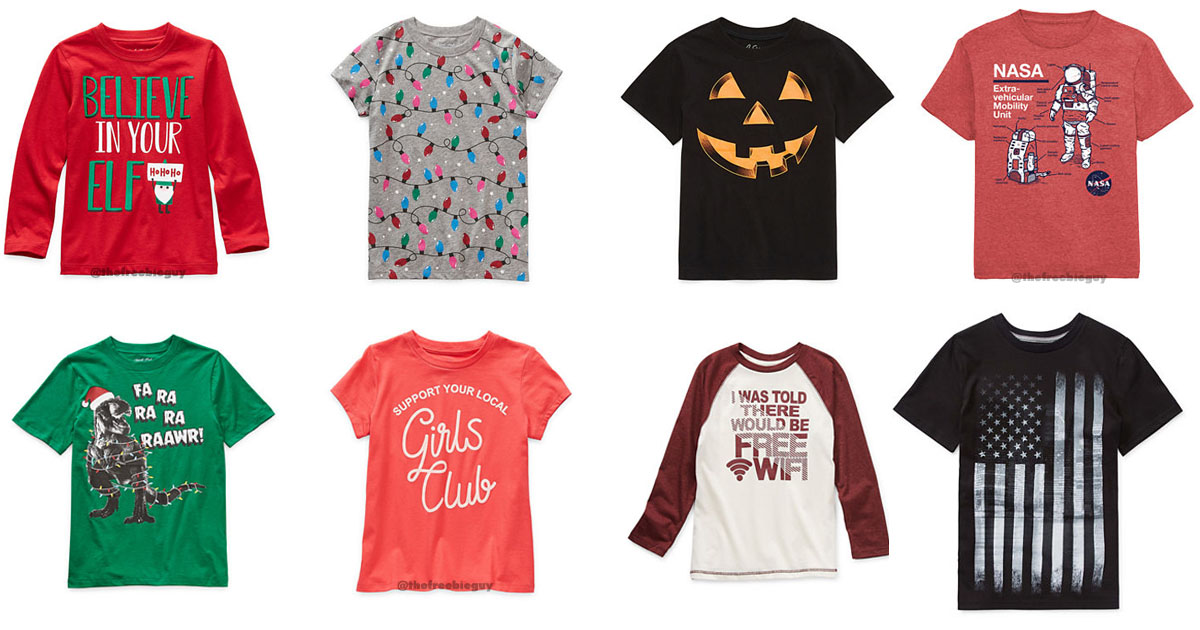 jcp graphic tees