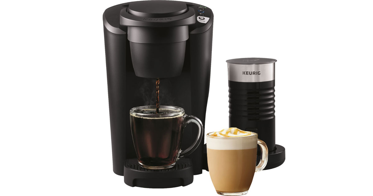 BEST BUY KEURIG K LATTE COFFEE MAKER WITH FROTHER ONLY 59.99 The