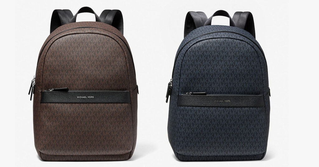 michael kors greyson logo backpack