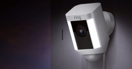 Ring Spotlight HD Security Camera with Extra Battery and Ring Assist
