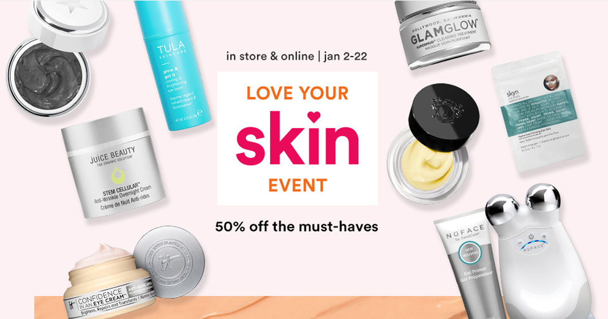 ULTA LOVE YOUR SKIN EVENT 50 OFF MUST HAVES The Freebie Guy®