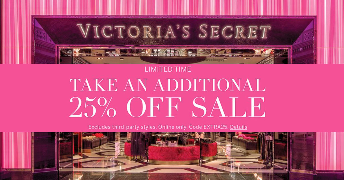 Victoria's Secret - Up To 60% OFF + EXTRA 25% Off Sale Items - The ...