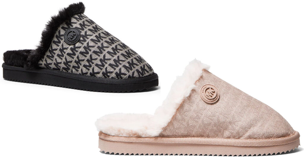 MACY'S WOMEN'S MICHAEL KORS JANIS SCUFF SLIPPERS ONLY 34.93 The