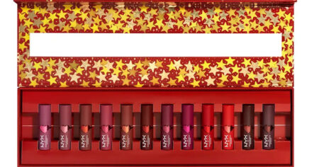 nyx Suede Matte Lipstick Vault Holiday Edition Piece Lipstick Mini Set