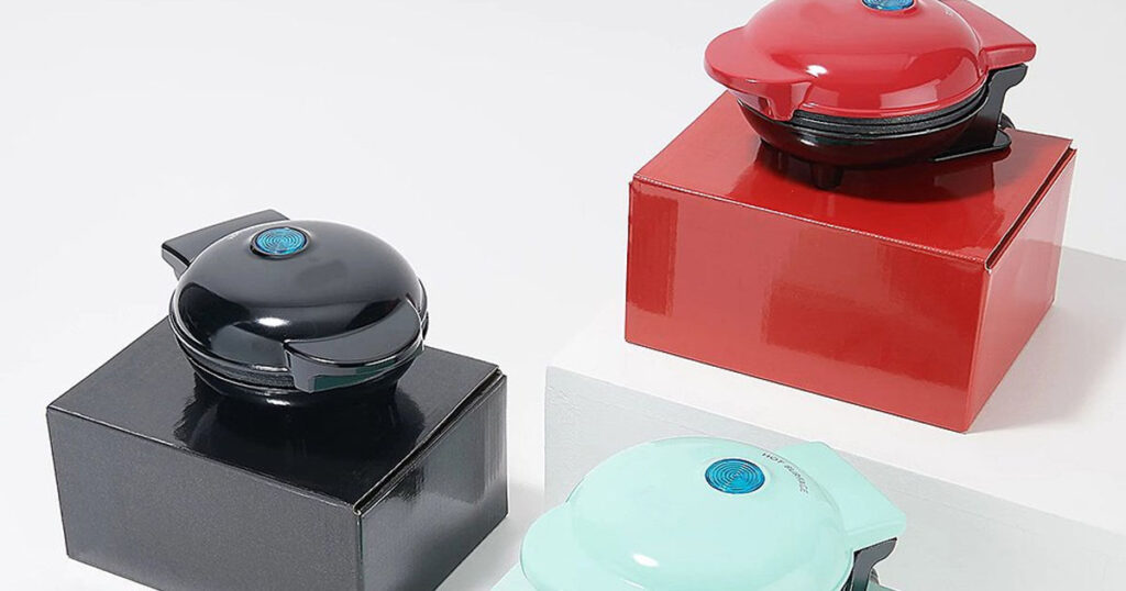 mini waffle maker set of 3