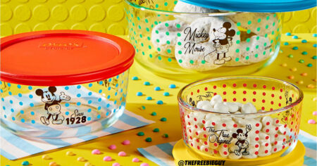 Disney Mickey Mouse Pc Food Storage Container Set