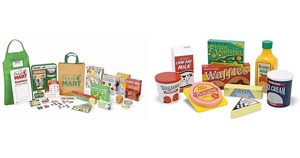 Melissa Doug Fresh Mart Grocery Store Companion Collection Playset
