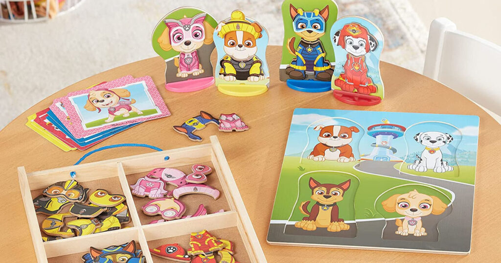 Melissa Doug PAW Patrol Wooden Magnetic Pretend Play
