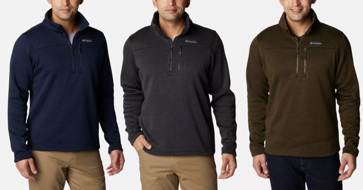Mens Hatchet Hill™ Half Zip Sweater Fleece Pullover