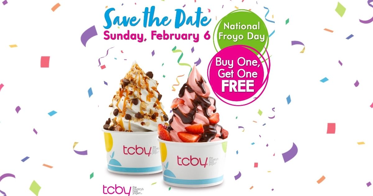 Buy One Get One Free Frozen Yogurt at TCBY The Freebie Guy® ️️️