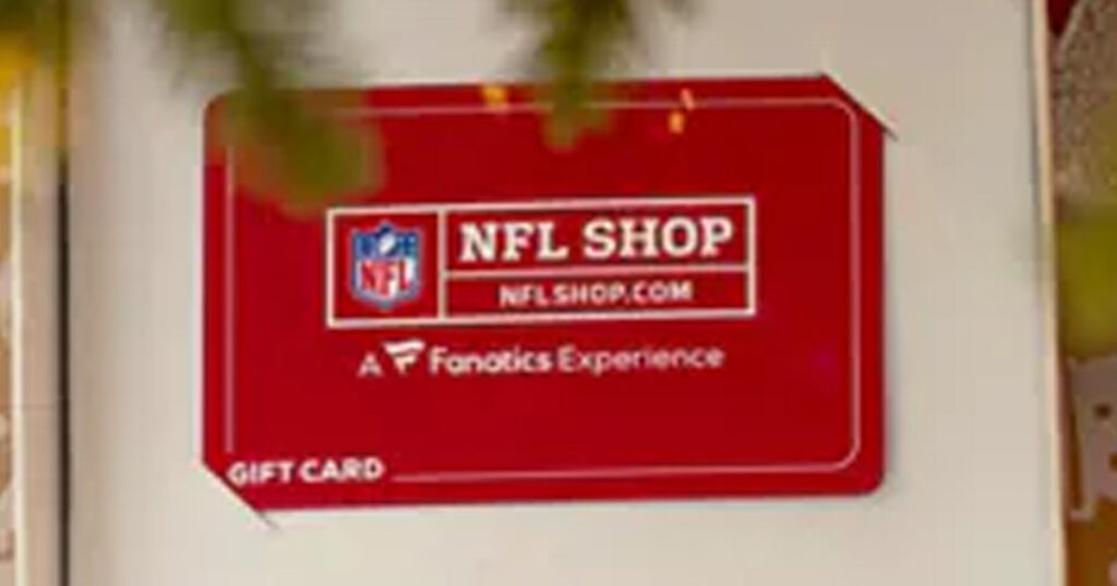 nfl shop gift card
