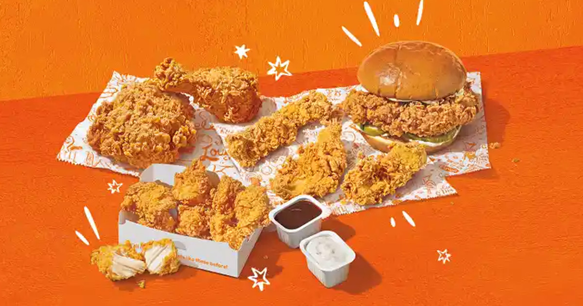 Free Food at Popeye's for a Limited Time [with Purchase] - The Freebie Guy®