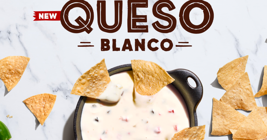 Free Queso Blanco at Chipotle with Entree Purchase The Freebie Guy®