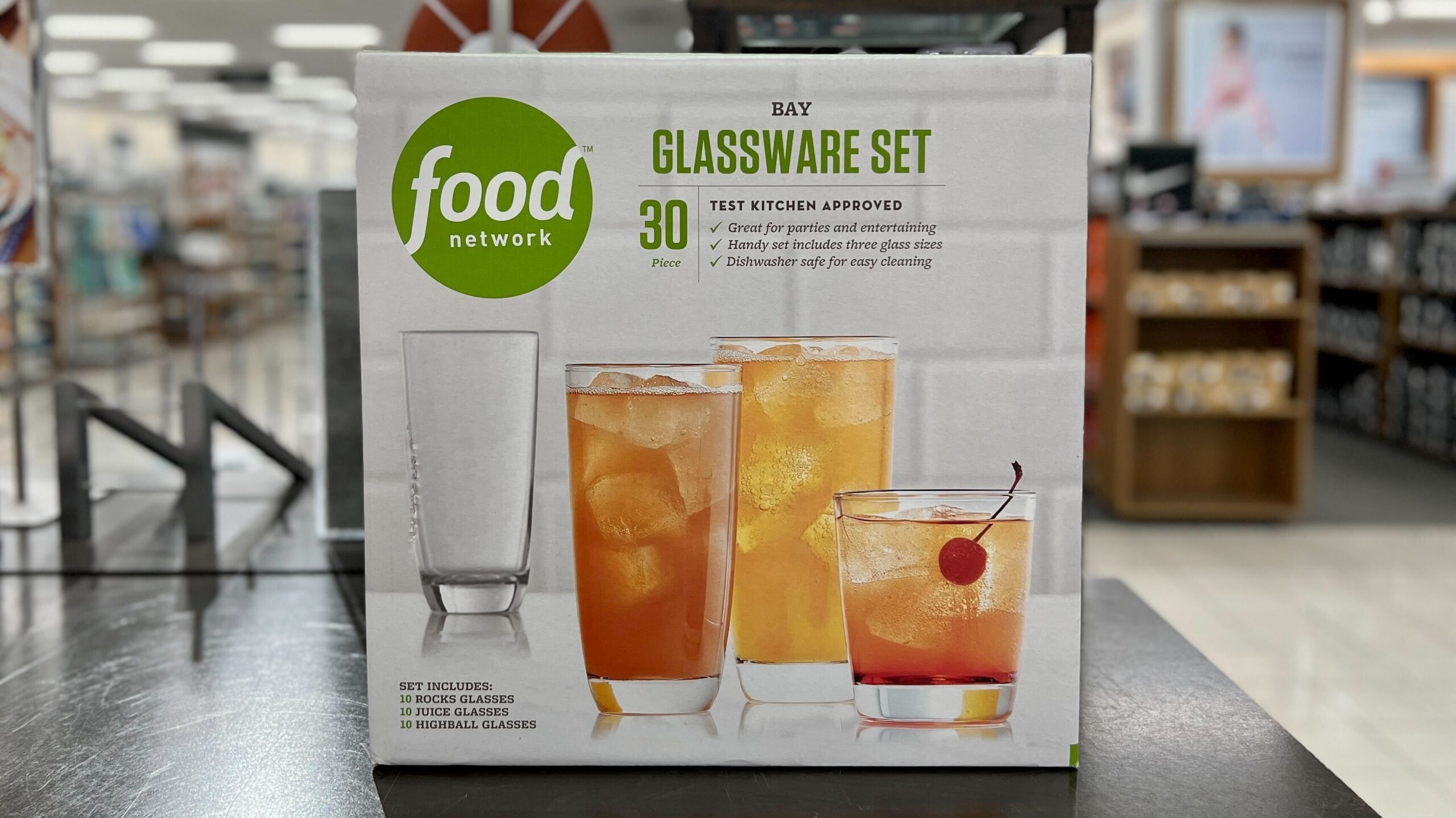 Food Network Ice 16-pc. Glassware Set