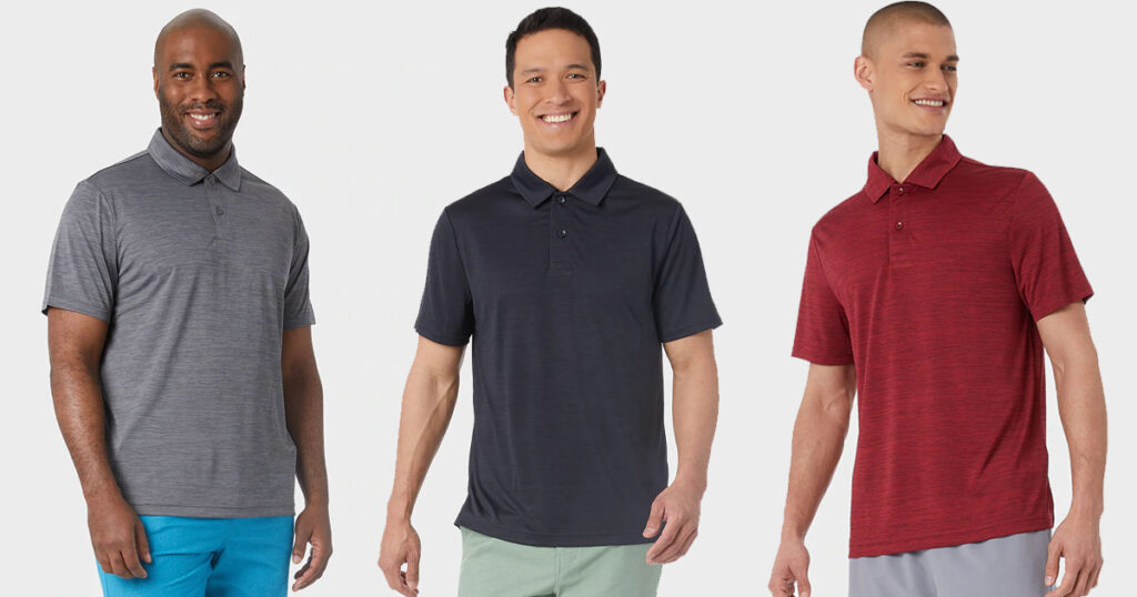 Mens Micro Stripe Polo