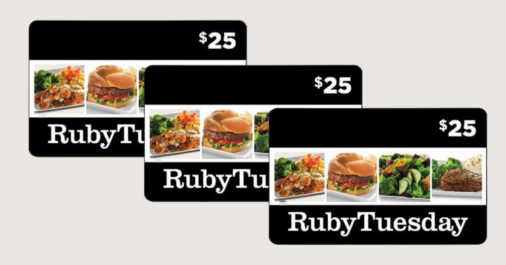 Ruby Tuesday 50th Anniversary Sweepstakes & Instant Win Game The