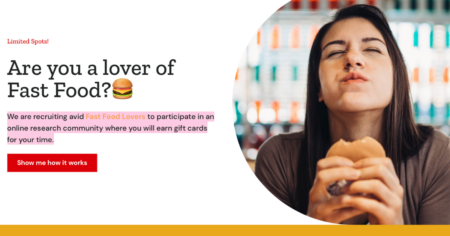 free survey fast food