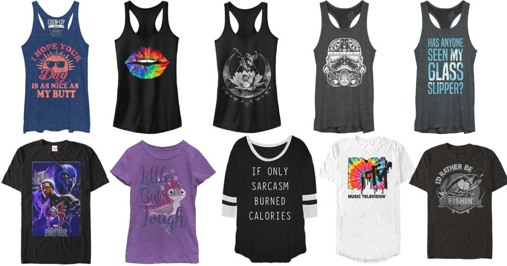 ZULILY GRAPHIC TEES AND TANKS FOR THE FAMILY ONLY 4.99 The Freebie