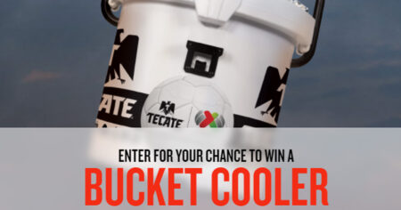 tecate bucket cooler
