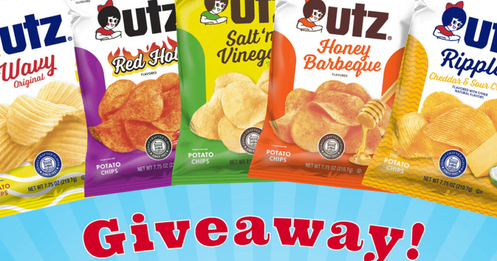 Utz National Potato Chip Day Giveaway! - The Freebie Guy® ️️️