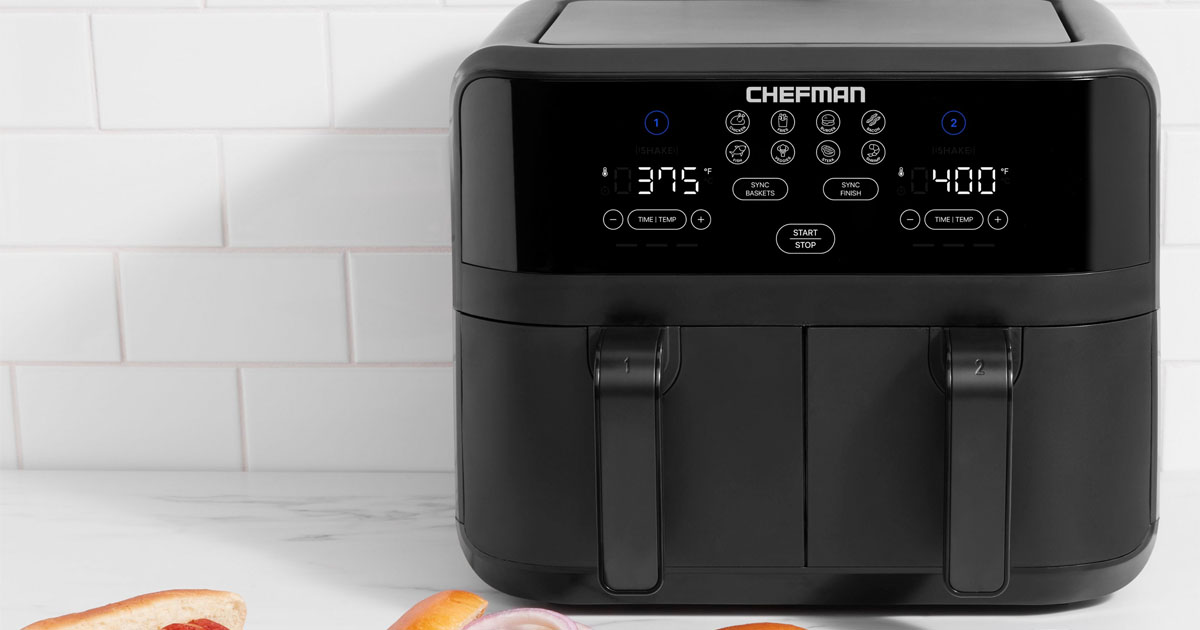 Best Buy: Chefman TurboFry 9 Qt. Digital Touch Dual Basket Air