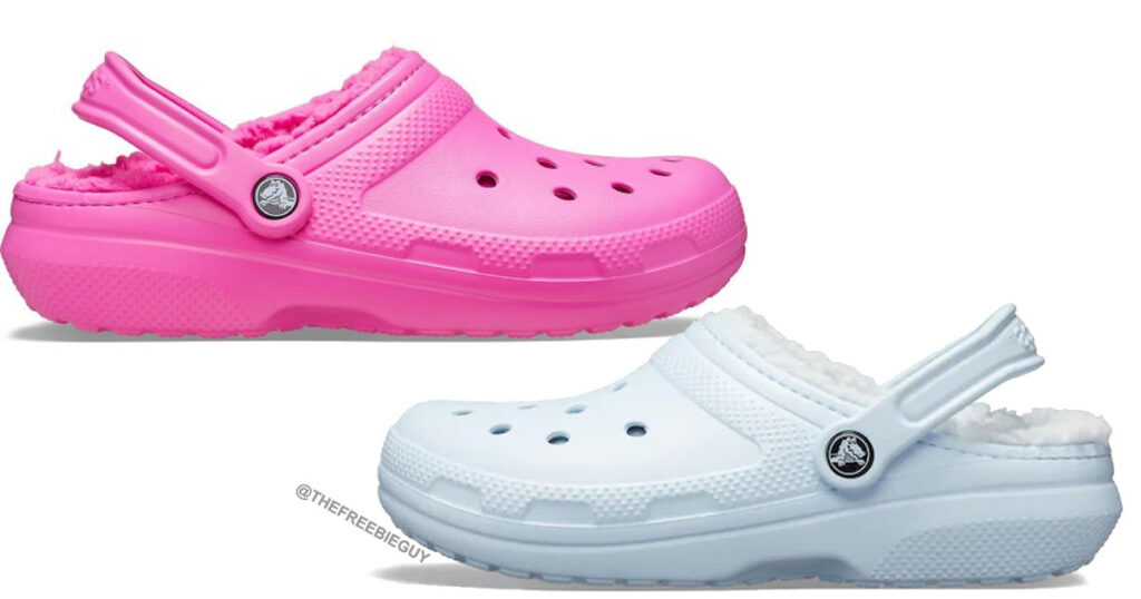 DSW Crocs Classic Lined Clogs Only 29.99 The Freebie Guy®