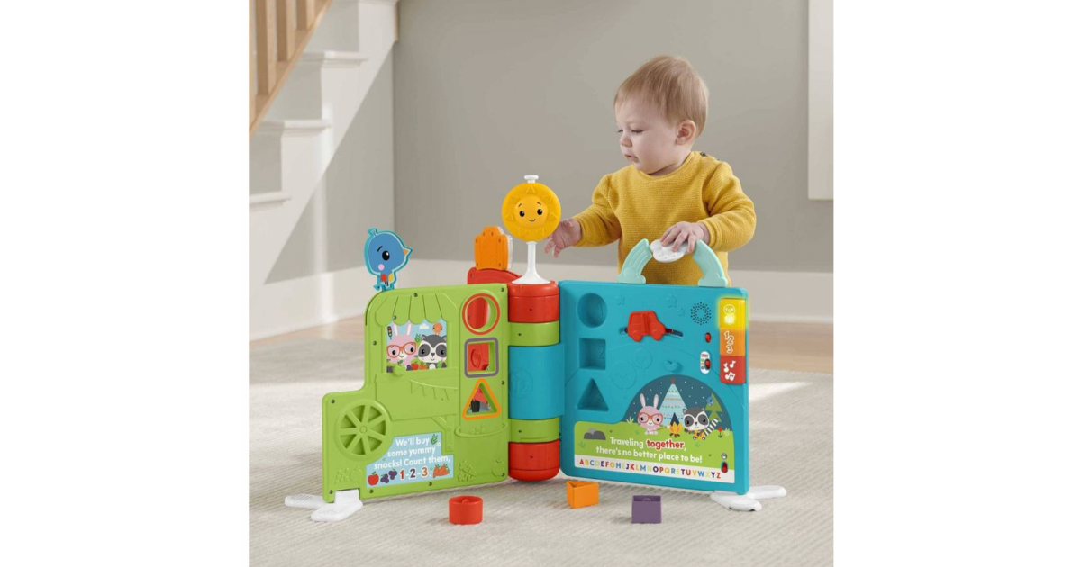 Fisher Price Sit To Stand Giant Activity Book