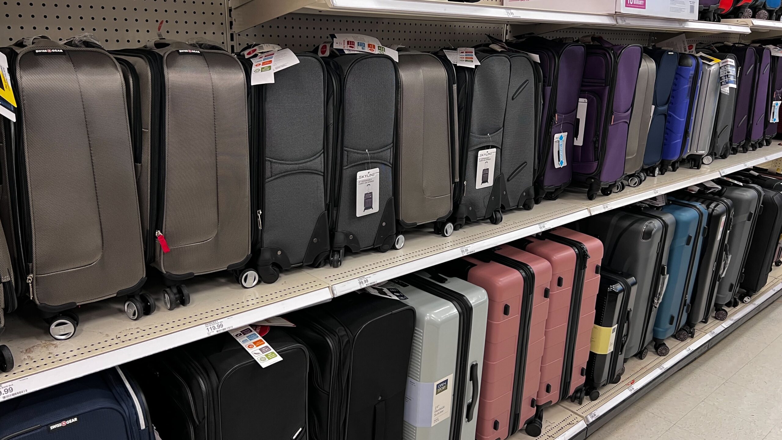 target medium suitcase