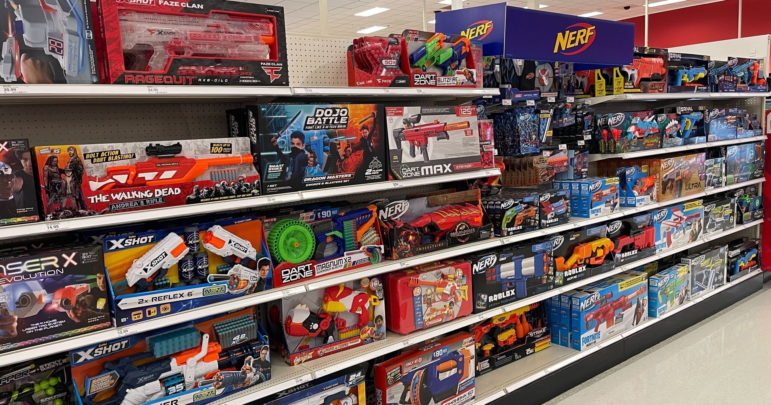 Target - 50% Off Toy Blasters Including NERF & Dart Zone - The Freebie ...