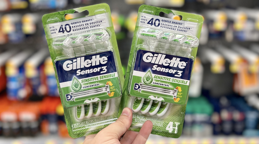 gillette sensor 3 coupons