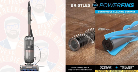 Shark Vertex DuoClean PowerFins Upright Vacuum with Powered Lift away Self Cleaning Brushroll