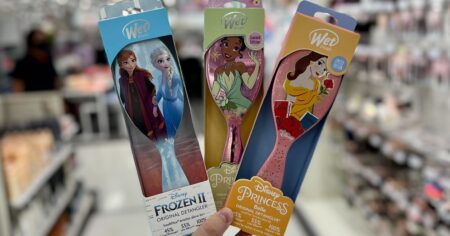 Wet Brush Detangler Princess scaled