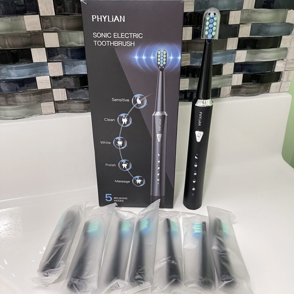 Amazon PHYLIAN Sonic Electric Toothbrush Only 17.76 Shipped Team