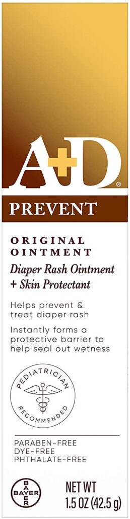 a+d diaper rash ointment