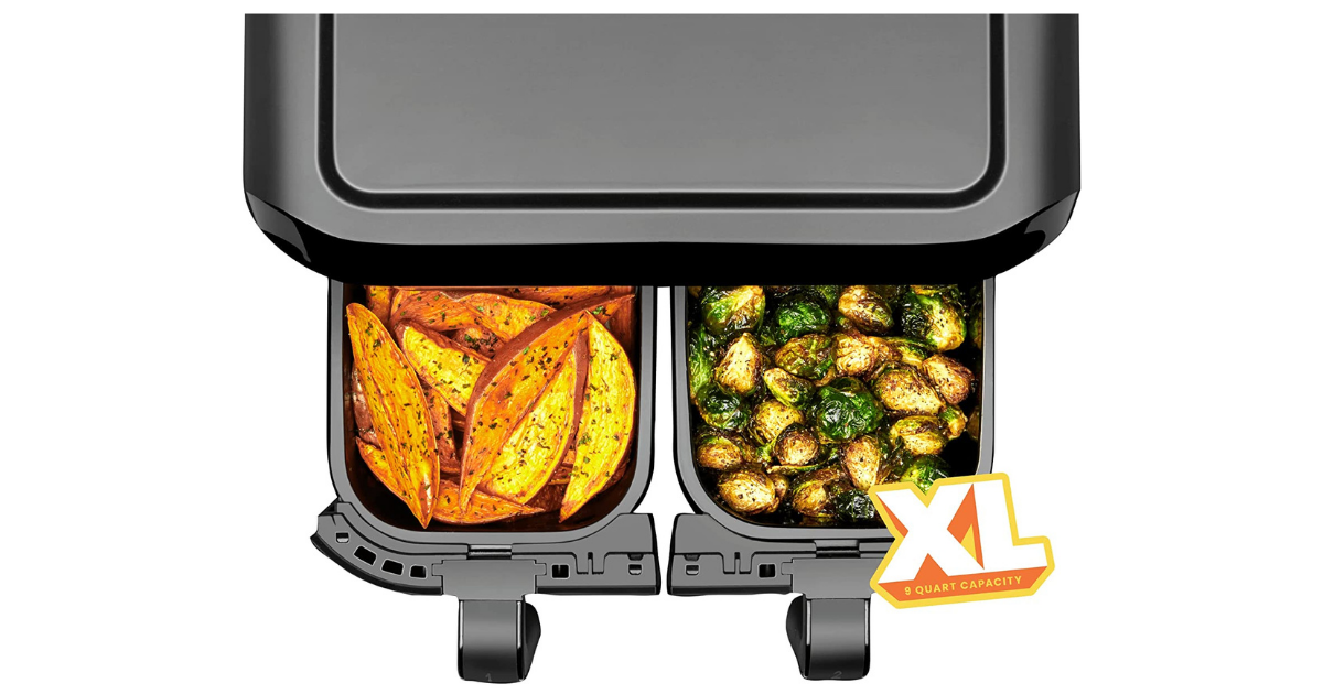 Amazon Chefman TurboFry Touch Dual Air Fryer 59.99 Shipped! The