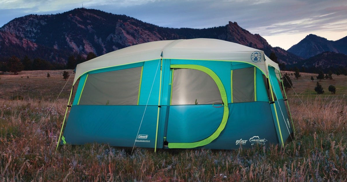 Coleman Person Tenaya Lake Fast Pitch Cabin Camping Tent
