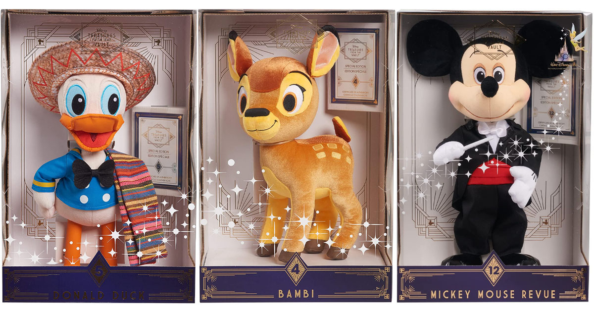 Amazon Disney Treasures From The Vault Plushes From 10.69 The