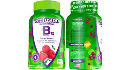 front and back of vitafusion vitamins