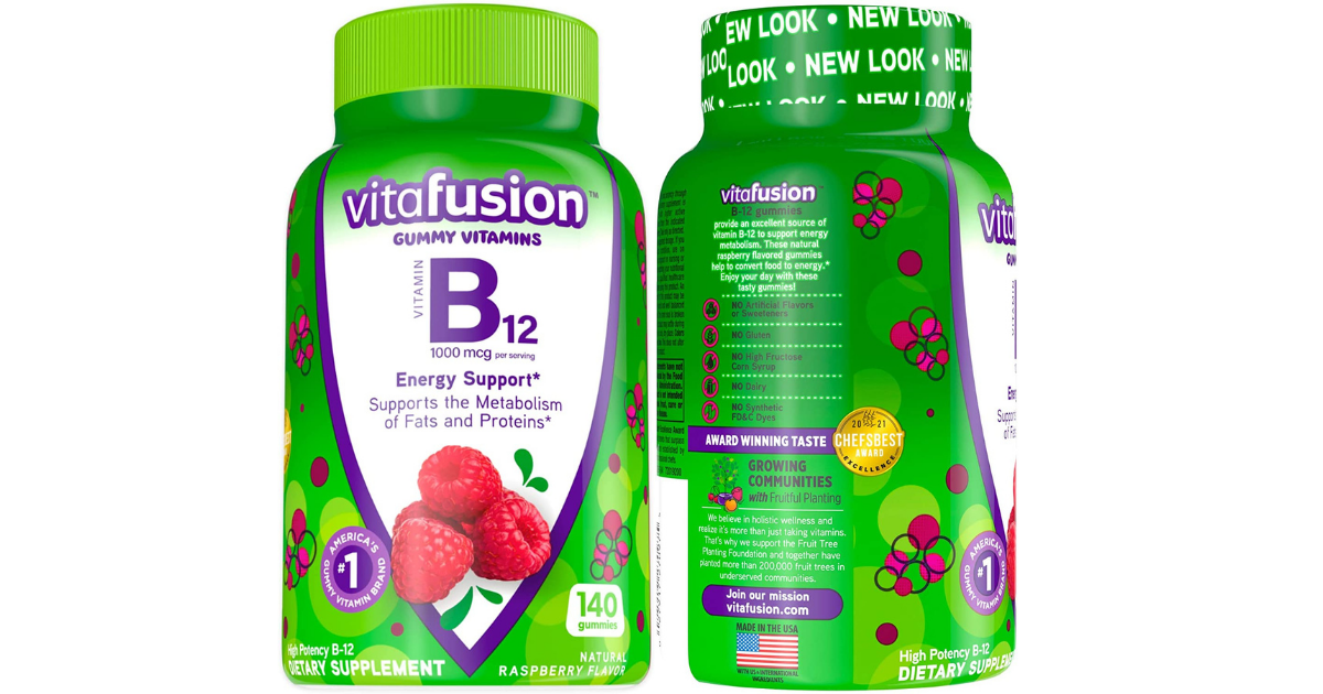 Amazon – Vitafusion Vitamin B-12 1000 Gummy Vitamins Only $5.94 - The ...