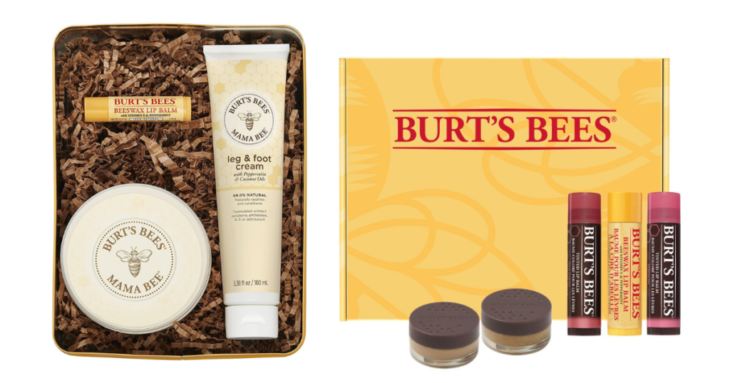 two burts bees gift sets