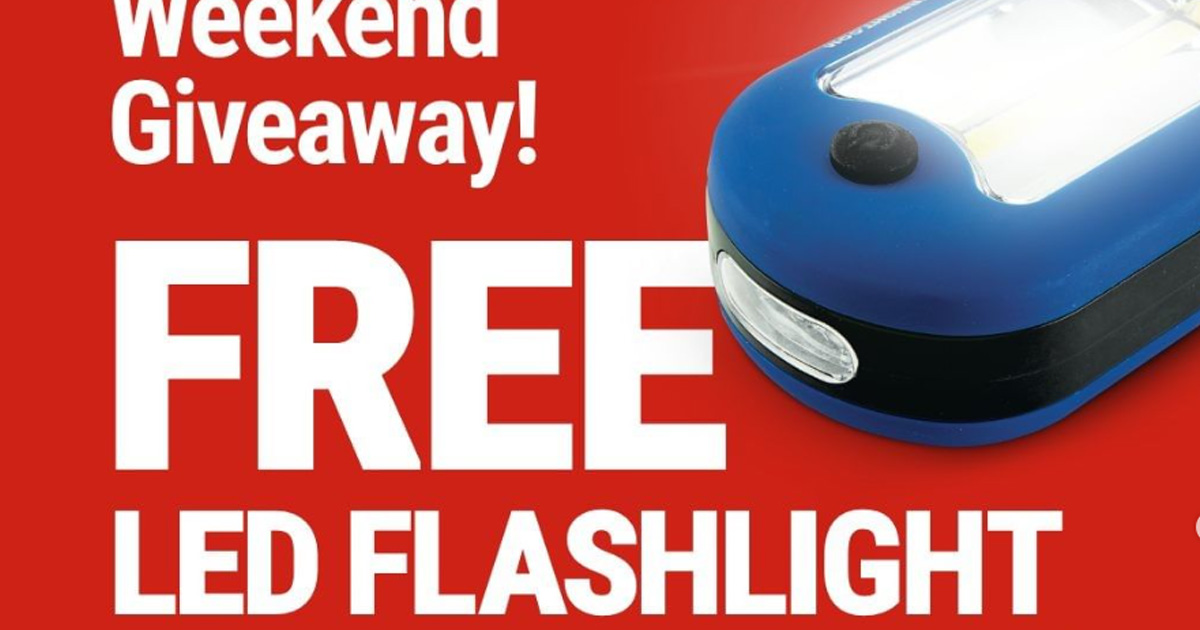 Free LED Flashlight at Harbor Freight Stores The Freebie Guy®