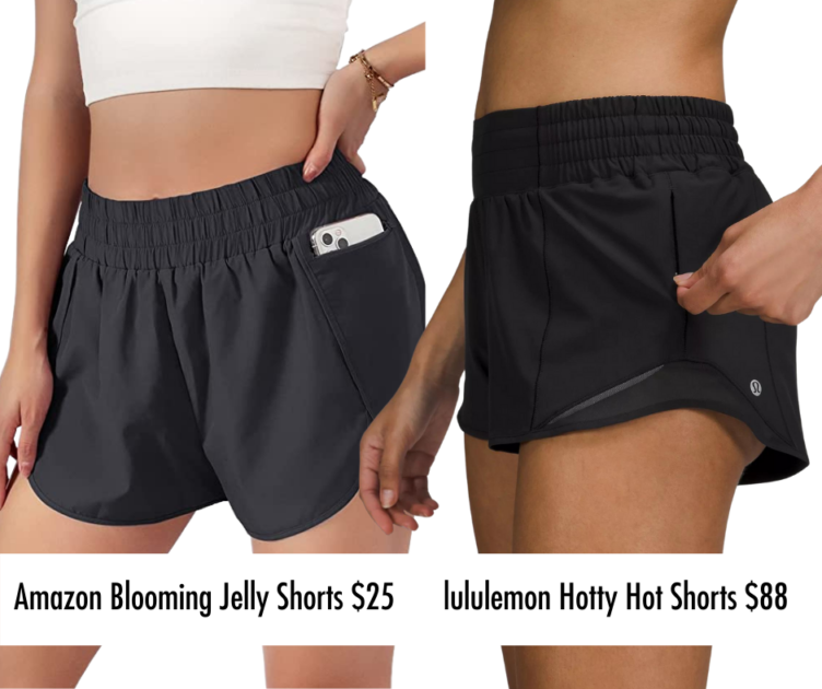 lululemon athletica, Shorts, Lululemon Black Hotty Hot Shorts 25