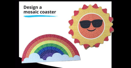 mosaic coaster
