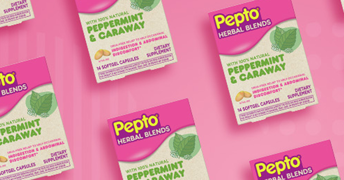 Free Full Sized Pepto Peppermint and Caraway Pepto Herbal Blends - The