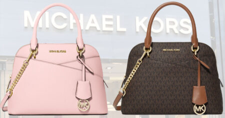 Michael Kors Jet Set Dome Satchel